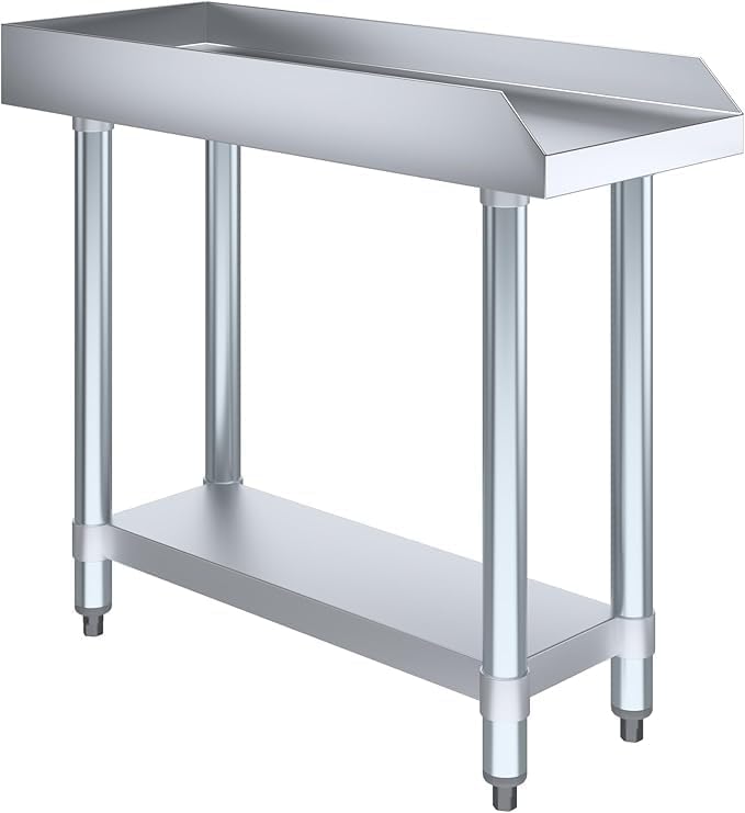 30" x 12" Equipment Stand with Undershelf and Casters, NSF by ExpressKitchQuip