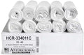 Aluf Plastics 33 Gal Clear Trash Bags, 11 Micron (EQ.), 33" x 40" (500 Pk) by AlufPlastics