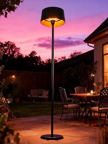 Electric Outdoor Patio Heater, 1500W Infrared Heater for Outdoor by MOMOKOVA