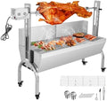 Rotisserie Grill With Wind Screen, Stainless Steel Charcoal Spit, Electric Pig Rotisserie Machine, 176LBS/80KG BBQ Grill for Pig Roasting, Camping & Backyard Use by ATATOD