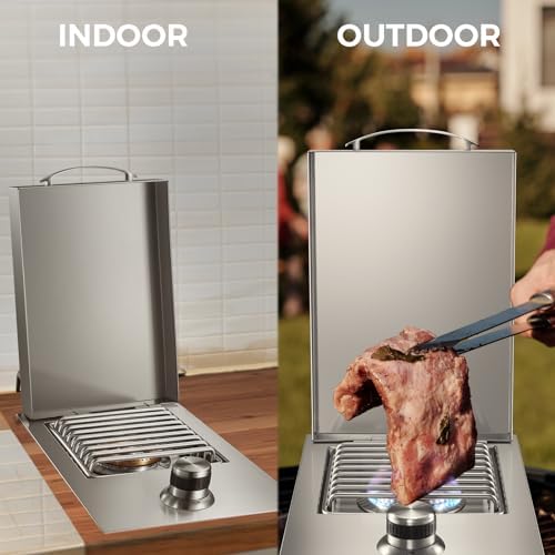 Outdoor Grill Drop-in Gas Single Side Grill Burner - Image 7