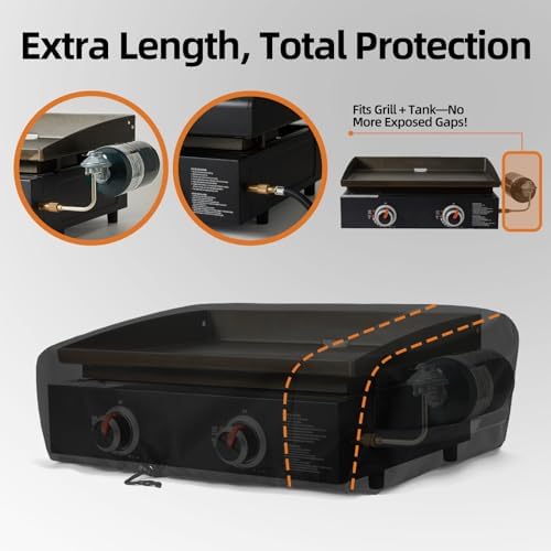 Griddle Cover for Blackstone 22" Tabletop Grill Without Hood, Cover Only - Image 2
