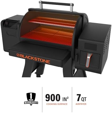Blackstone 2258 Pellet Grill/Air Fryer Combo Unit, Black - Image 5