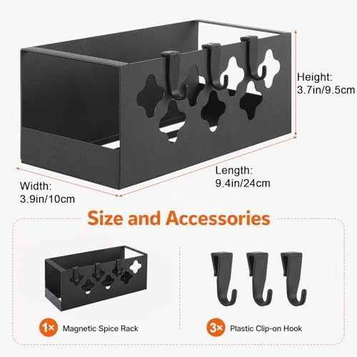 Linidcoud 1 Pack Metal Magnetic Spice Rack Organizer for Pellet Grill Accessories, Outdoor Grill Storage for Most Pellet Smokers, Ironwood Series, Pro Series, Z-Grills, Pit Boss - Image 6