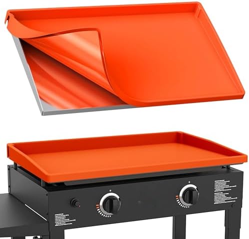 BANGIE 28" Silicone Griddle Mat for Blackstone, Anti-Rust Full-Wrap Cover by BANGIE
