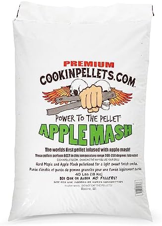 CookinPellets Apple Mash Premium Smooking Wood Pellets, 40 lb Bag, 5-Pack - Image 2