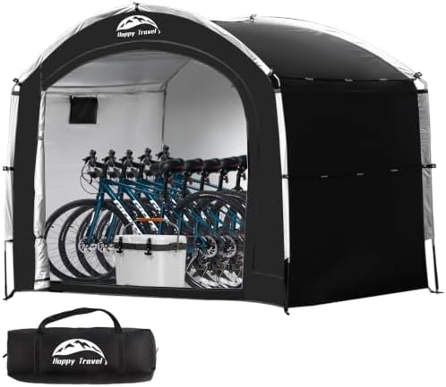 Happy Travel Bike Storage Shed Tent, Outdoor Portable Bicycle Storage Sheds by HappyTravel
