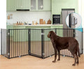 No Pawblems Freestanding Dog Gate with Door for Indoor & Outdoor, 30'' Tall by NoPawblems