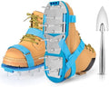Lawn Aerator Shoes for Grass - Pre-Assembled Grass Aerator Shoes for Lawn - Soil Yard Aerator Tool for Aerating Patio Garden, Blue, Small Size by DenForste