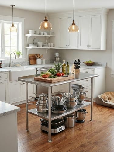Atelicf NSF Stainless Steel Prep Table 30X72 inch with Backsplash - Image 2
