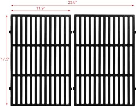 7638 Spirit Grill Grates Replacement for Weber Spirit II E-310 E-330 GS4 Grill Parts Weber Spirit E310 Grill Grate 300 Series 65906 Cooking Grids Weber Genesis Silver B C 1000 5000 Gold B C Part 17.5” - Image 6