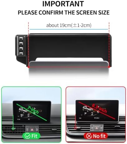 Car Phone Holder for Audi A4/S4/A5/Q5 2018-2019 7" Screen Magsafe Mount - Image 3