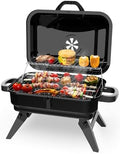 Portable Charcoal Grill, Small Foldable Tabletop BBQ Grill for Camping by EnjoyBBQLifeMoments