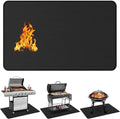 Protebox 48 x 30 inch Under Grill Mats for Outdoor Grill BBQ Deck Protector by Protebox