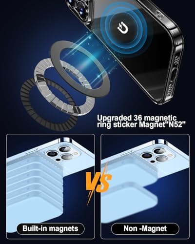 Magnetic Adapter Ring, Compatible with Kindle Pop Socket Magnetic,for Magsafe Accessories & Wireless Charging for iPhone 16/15/14/13/12 Mini Plus Pro Max/Pixel 8/ S24 Ultra/ S23 and More - Image 3