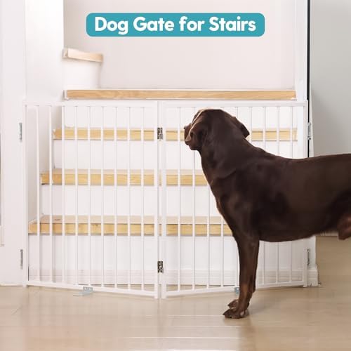 No Pawblems Full Metal Dog Gate Extension, 30" Tall Foldable Panels - Image 6