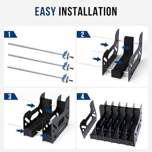 BlackSmith Foam Pistol Rack for Gun Safe Gun Accessories Storage Firearm Handgun Rack Revolver Pistols Holder - Image 7