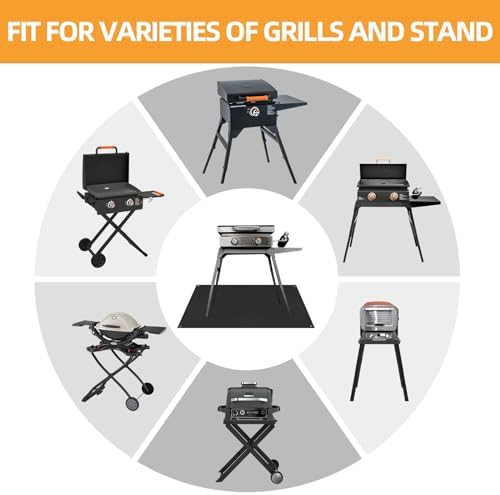 Grill Mat for Blackstone Griddle Accessories 28in, 48 x 36 x 0.02in - Image 6