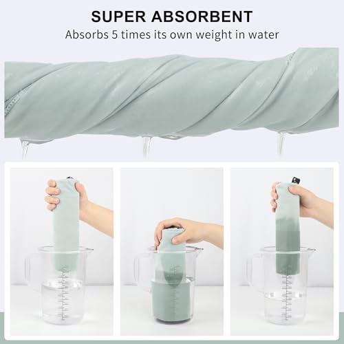 Rainleaf Microfiber Towel Quick Dry Camping & Travel & Gym Towel. Compact - Image 4