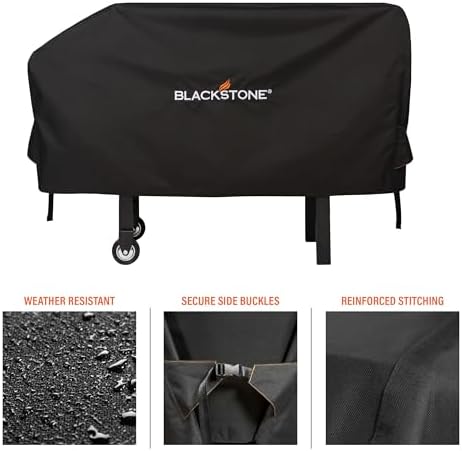 Blackstone® 5091 28 inch Griddle Cover, 52' W x 27' D x 27' H, Black - Image 4
