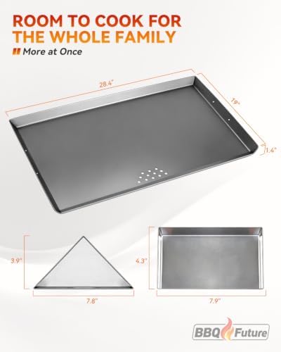 Flat Top Griddle for Standard 30-Inch Ranges,Turn Your Stove Into a Griddle - Image 2
