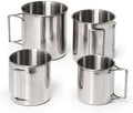 KOKKOYA Stainless Steel Camping Cups Mug Small Backpacking Bush Pot Set by KOKKOYA