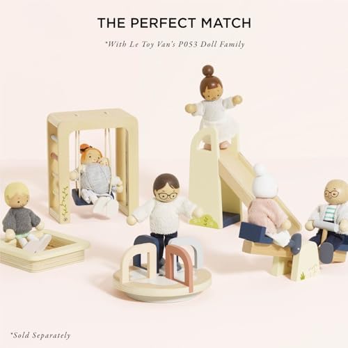 Le Toy Van Wooden Dollhouse Outdoor Furniture Set - Image 5