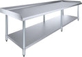 96" x 30" Stainless Steel Equipment Stand with Undershelf NSF by ExpressKitchQuip