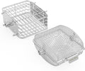 onlyfire Stainless Steel Rotisserie Basket Set BBQ Grilling Baskets, 2pcs by onlyfire