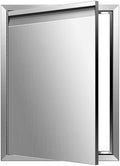 Outdoor Kitchen Doors 18W x 21H Inch Horizontal Handle Left Open Single BBQ Access Door, 304 Stainless Steel for Outdoor Kitchen Cabinet Grill Station or BBQ Island by KODOM