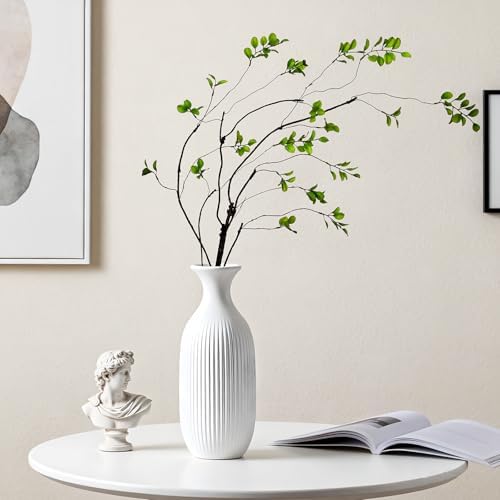 4 Pcs Artificial Ficus Branches for Vase Faux Eucalyptus Stems Branches - Image 3