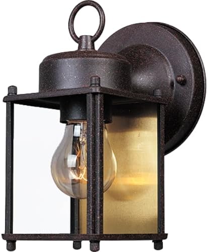Designers Fountain 1161-RP Porch Outdoor Wall Lantern Sconce, 8in H, Rust Patina by DesignersFountainLighting%7CSince1984