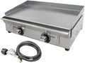Commercial 28.9" x 16.1" Stainless Steel LPG Gas Griddle Grill by Unknown