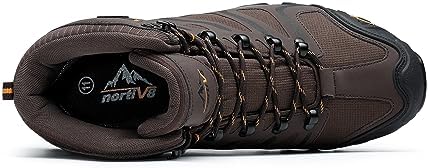 NORTIV 8 Men's Ankle High Waterproof Hiking Boots - Image 6