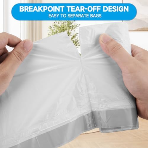 180 Count Drawstring Small Trash Bags 4 Gallon for Bathroom Office - Image 6