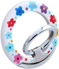 Magnetic Phone Ring for MagSafe Grip, Super Magnet Twinkle Design Ring Holder Stand, MagSafe Accessory for iPhone 17/16/15/14/13 Pro Max Plus，Rainbow Garland by Unknown