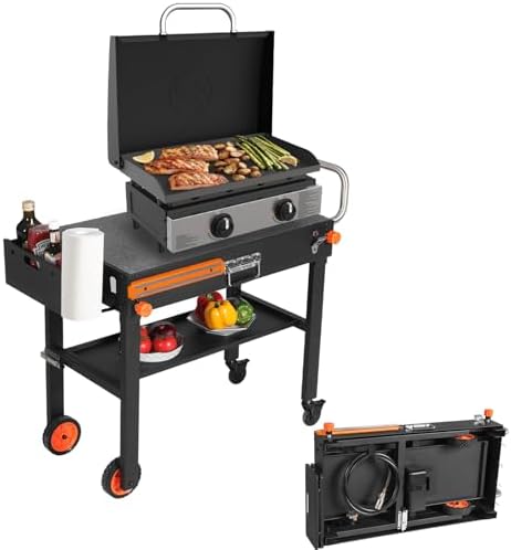 Grill Table Stand Cart for Blackstone Griddle by EsFrondo