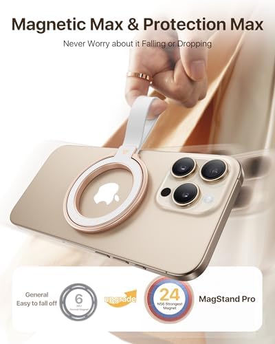 andobil [2026 Unrivaled Stability] Magnetic Phone Grip Holder for MagSafe - Image 4