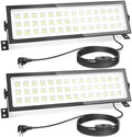 2 Pack Linkable LED Shop Lights, 100W 15000LM Garage Light 6000K by AGranTopSuperBrightLight