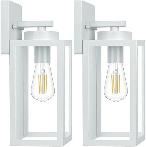 BesLowe Outdoor Wall Light Fixtures, Exterior Wall Lanterns, Grey by BringYourBrightFuture