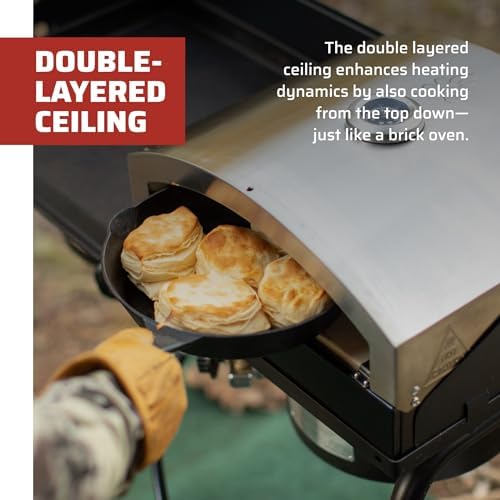 Camp Chef Italia Pizza Oven, 1-Burner, With Door - Image 3