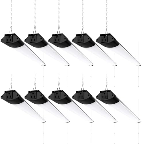 Barrina BS84 LED Shop Lights 4FT for Workshop, 84W 10000LM 5000K, 10 Packs by Barrina