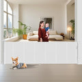 Miumoon 150 inch Reinforced Retractable Baby Gates 34 inch Tall by MiumoonBabyGates