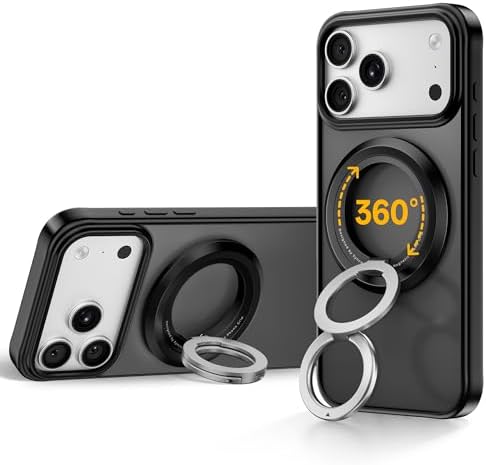 SYNCWIRE Magnetic Phone Ring Holder, for MagSafe Phone Grip Stand Kickstand by SYNCWIRE