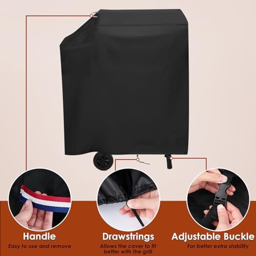 Grill Cover for Char-Griller Model E1515 Charcoal Gril - Image 3