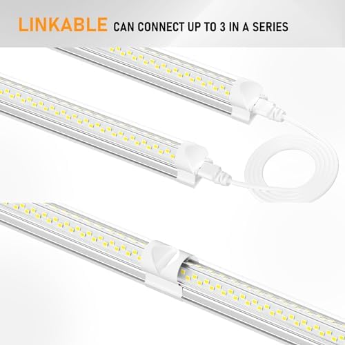 ONLYLUX 8ft LED Shop Light, 8' 100W 15000lm 6000K (12 Pack) - Image 5
