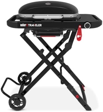 Weber® Traveler® Compact Portable Gas Grill for Outdoor Cooking, Propane by Unknown