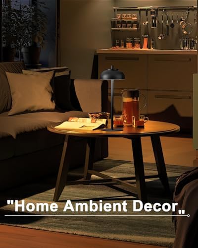 Cordless Table Lamps, Rechargeable LED Touch Lamp, Black, 4 Pack - Image 7