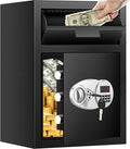 2.8 Cuft Home Safe with Drop Slot, Anti-Theft Cash Drop Safe for Business by HOMESAFE