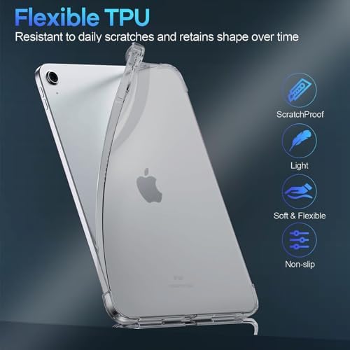 Clear Silver Case for iPad (A16) 11th/10th Gen 11/10.9 inch 2025/22 - Image 6